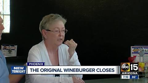 Original Wineburger in Phoenix closes after 53 years of service