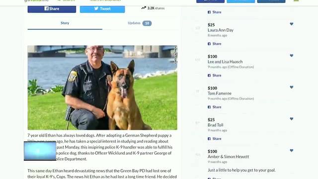 Ethan Engum slected as Shopko's Kick-Off Kid for his Cause for Paws campaign