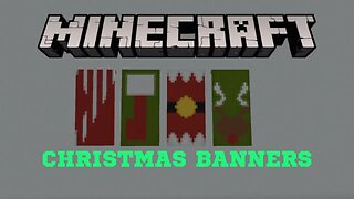 Minecraft: 4 Christmas Banners