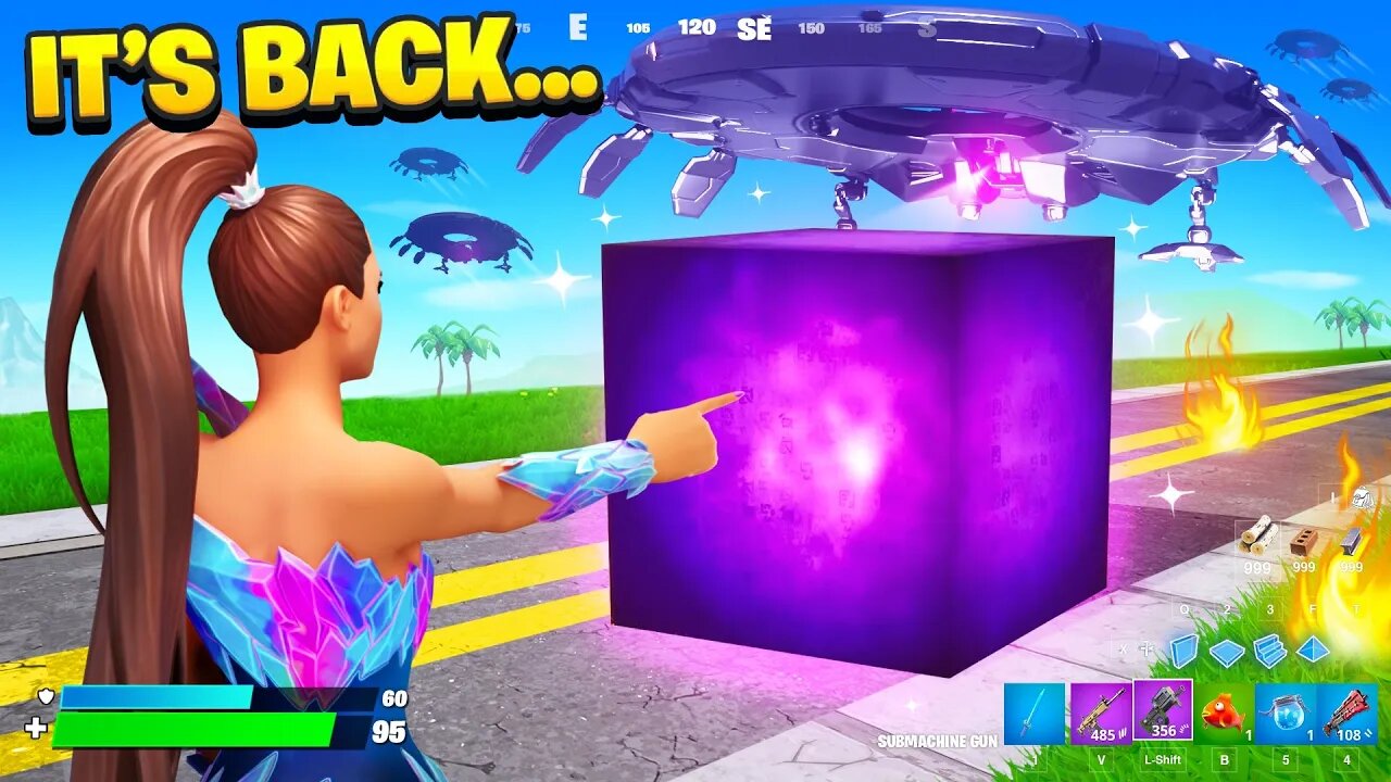 I Glitched KEVIN The CUBE Back In Fortnite.. (banned)