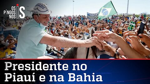 Bolsonaro vai ao Nordeste entregar obras