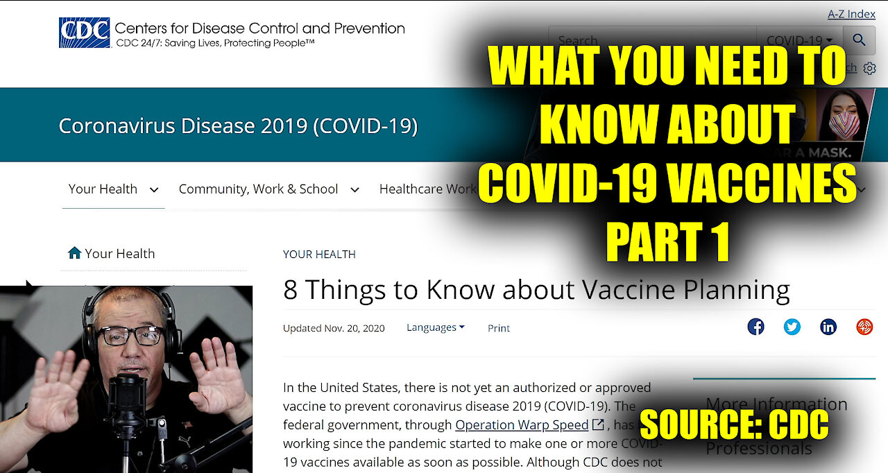 8 Things to Know about Vaccine Planning - Part 1 of 7