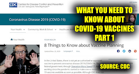 8 Things to Know about Vaccine Planning - Part 1 of 7