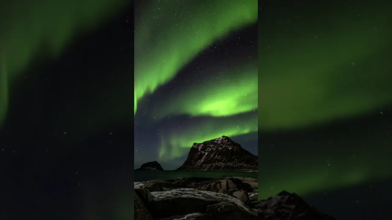 Northern Lights Beautiful Nature 😮 #shorts #trending #nature