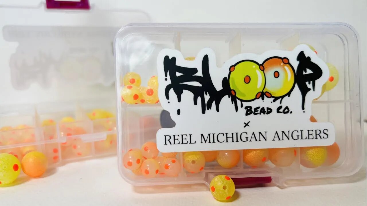 Bloop X Reel Michigan Anglers Bead Box / Steelhead Bead Box / Trout Fishing Beads