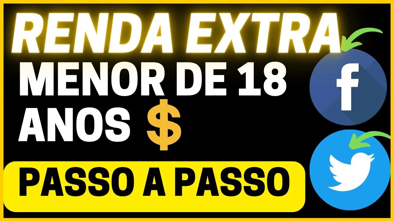 (RENDA EXTRA) Como Ganhar Dinheiro na Internet Sendo Menor De 18 Anos [PASSO A PASSO COMPLETO]