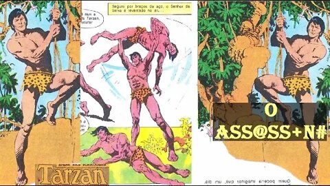 TARZAN FORMATINHO 61 B O ASS@SS+N# #gibi #comics #quadrinhos #hitorieta #museusogibi #tarzan