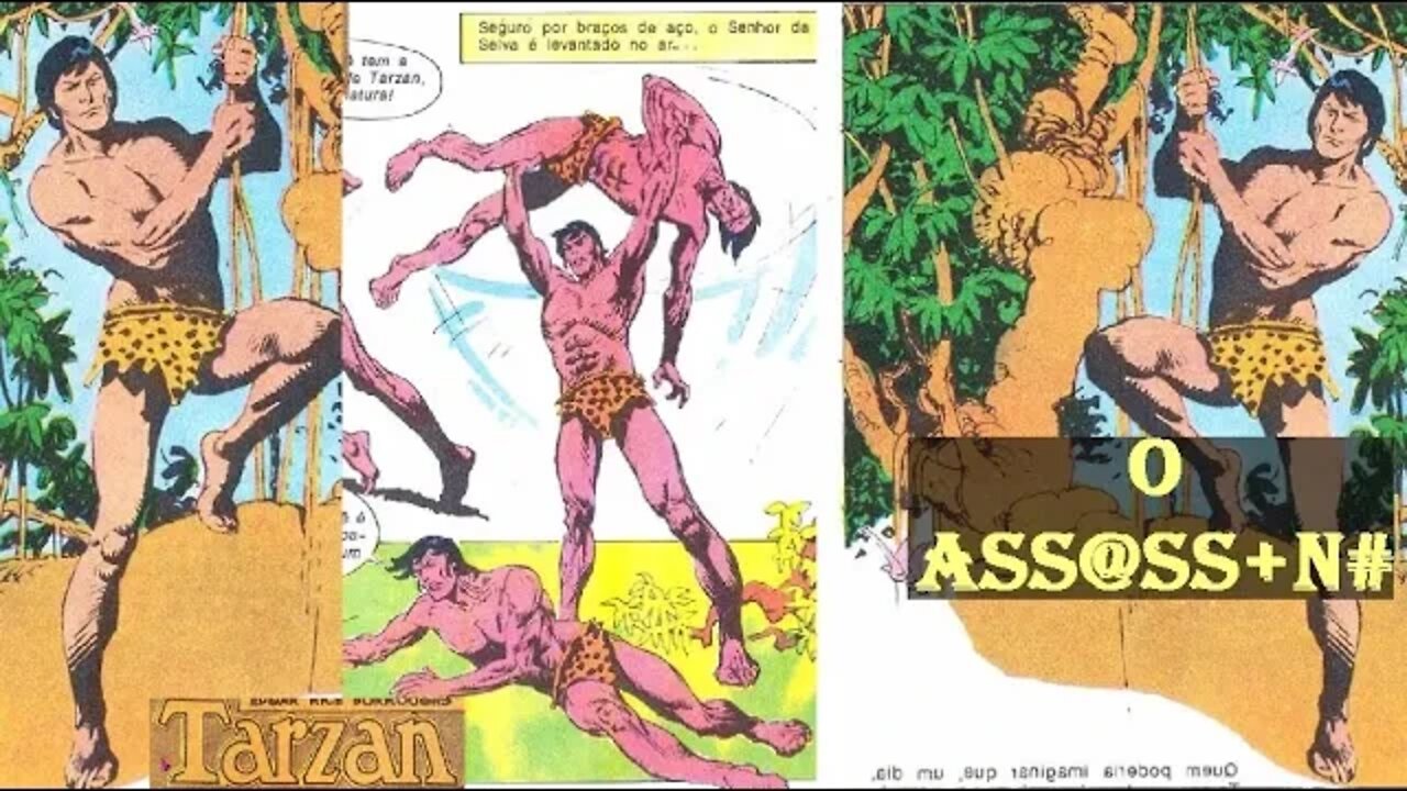 TARZAN FORMATINHO 61 B O ASS@SS+N# #gibi #comics #quadrinhos #hitorieta #museusogibi #tarzan