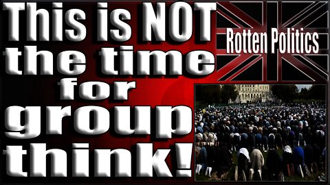 This is NOT the time for group think!