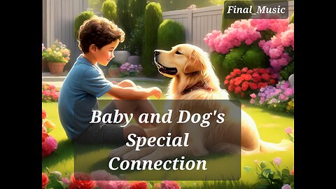 Baby and Dog's Special Connection