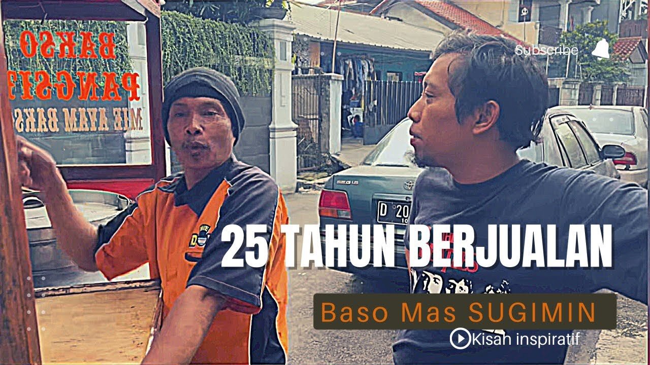 MIE MAS SUGIMIN SUDAH BERJUALAN SELAMA 25 TAHUN