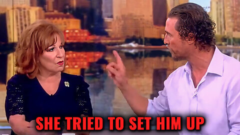 Matthew McConaughey SHUTS UP Joy Behar After She Asked This One Question