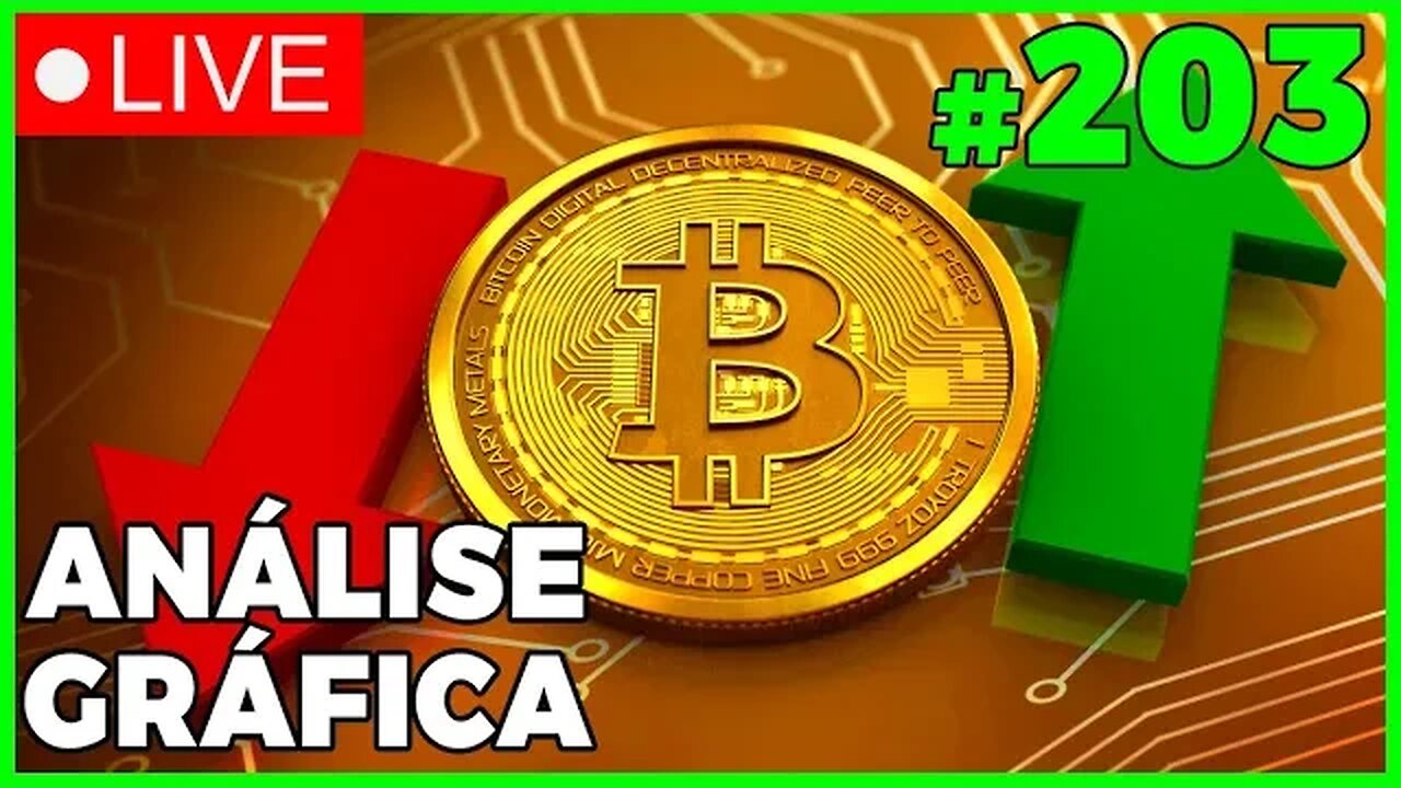 MAIS QUEDA A FRENTE?? ANÁLISE CRIPTO #203 - #bitcoin #eth #criptomoedasaovivo