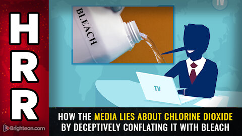 How the media lies about chlorine dioxide by deceptively conflating it with bleach