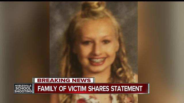 Ella Whistler's family releases statement about girl wounded in school shooting