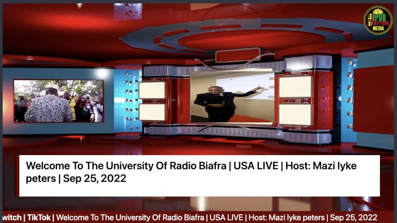 Welcome To The University Of Radio Biafra | USA LIVE | Host: Mazi Iyke peters | Sep 25, 2022