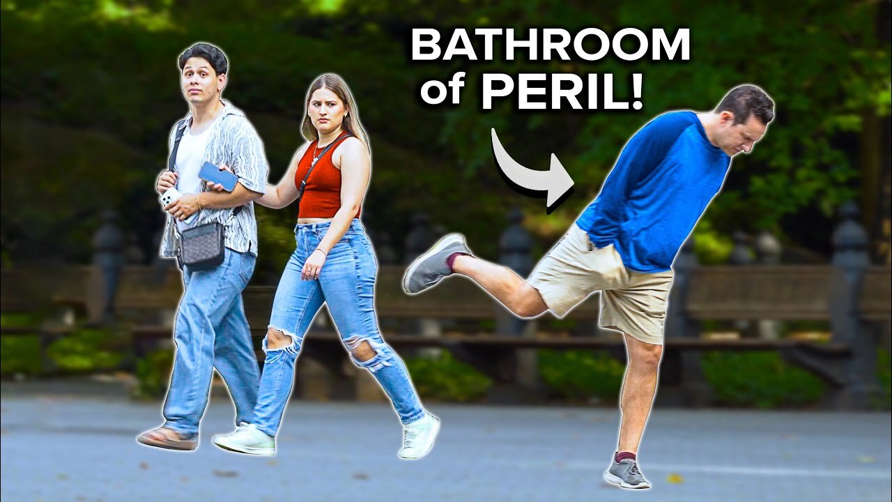 FUNNY Fart Prank in Central Park! Proper FART DISPOSAL!