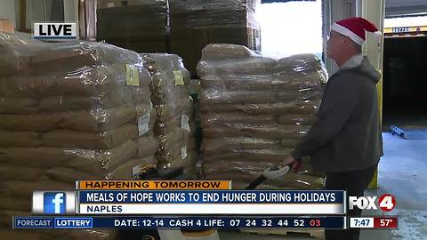 Meals of Hope works to end hunger for the holidays - 7:30am live report