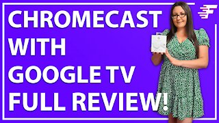 CHROMECAST WITH GOOGLE TV FULL REVIEW I'M IMPRESSED!!