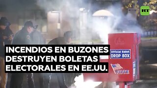 Incendios en buzones destruyen boletas electorales en EE.UU.