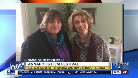 Good morning to the Annapolis Film Festival!
