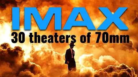 Live: Vamos assistir Oppenheimer em iMax 70mm