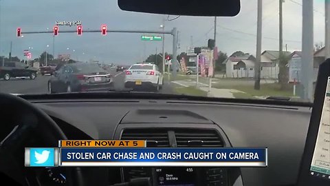 14-year-old car thief caught after roll over crash