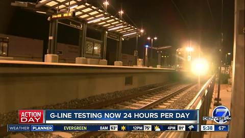 G-Line testing is now 24 hours per day