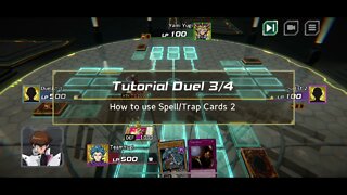 Yu-Gi-Oh! Cross Duel - How To Use Trap Cards? (Battle Tutorial 3)