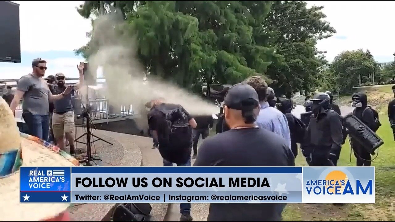 Portland Antifa now attacking churches!