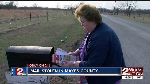 Mail thief steals money from elderly woman