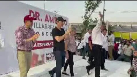Americo Villarreal en Nuevo Laredo 5 de abril