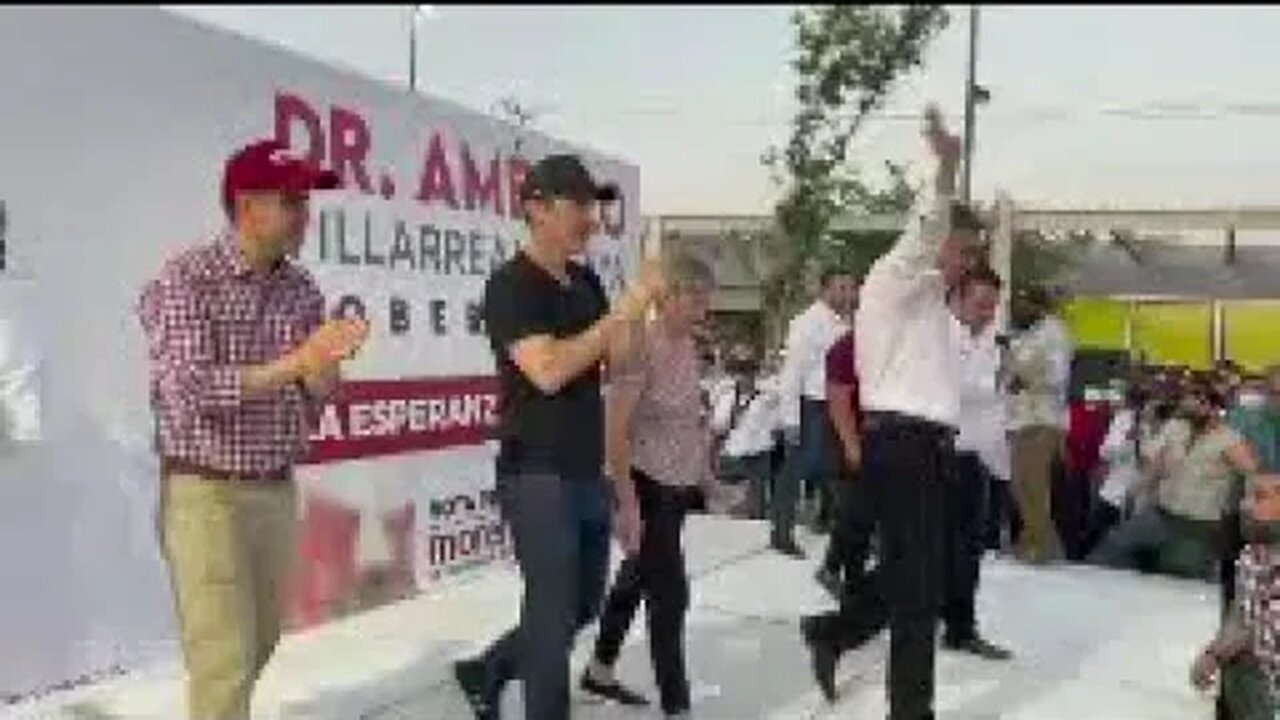 Americo Villarreal en Nuevo Laredo 5 de abril