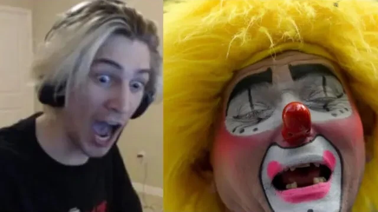 XQC can’t find the clown that hides from g*y people.