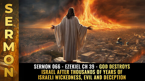 Mike Adams Sermon 066 - Ezekiel Ch 39 - God DESTROYS ISRAEL after thousands of years of Israeli wickedness, evil and deception