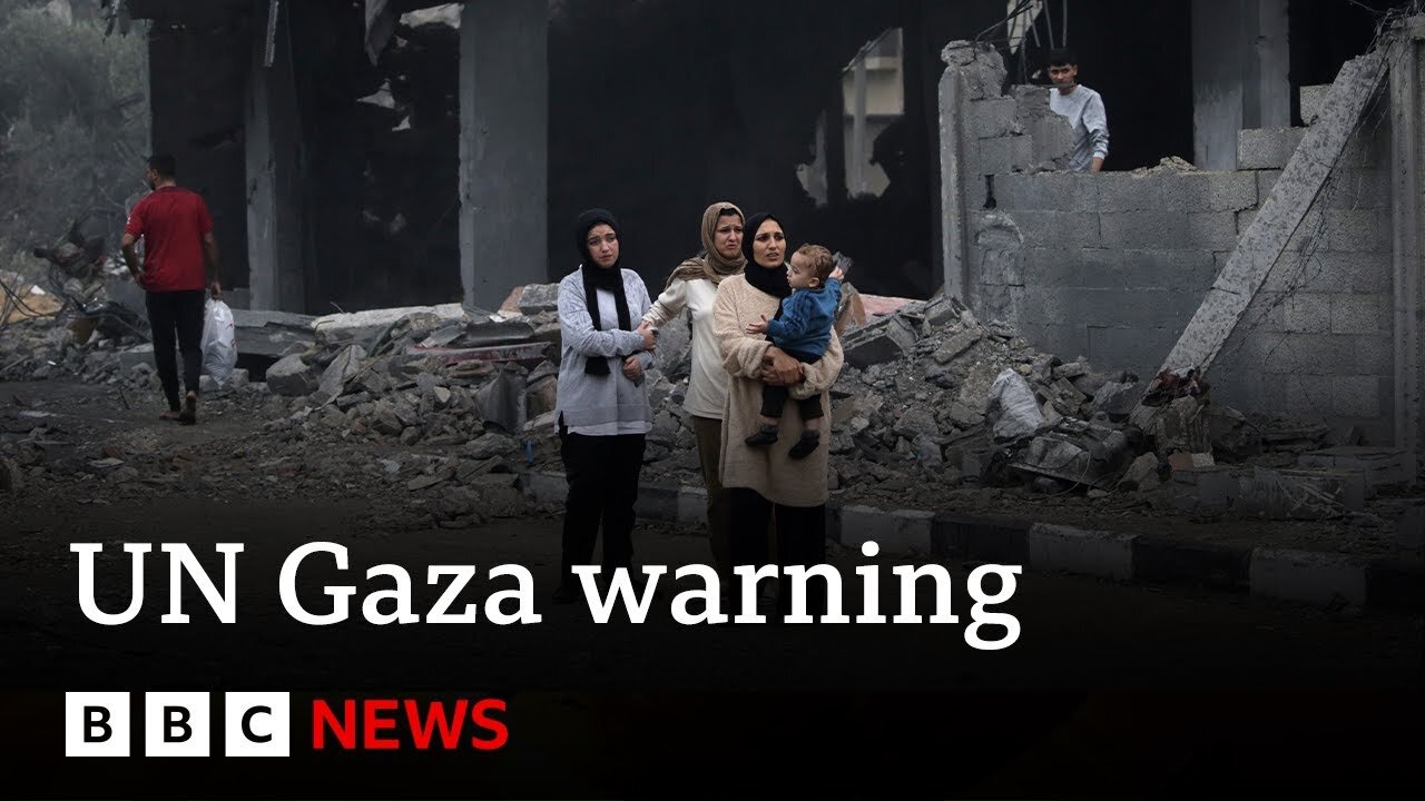 UN warns 'even more hellish' scenario to unfold in the Gaza Strip | BBC News