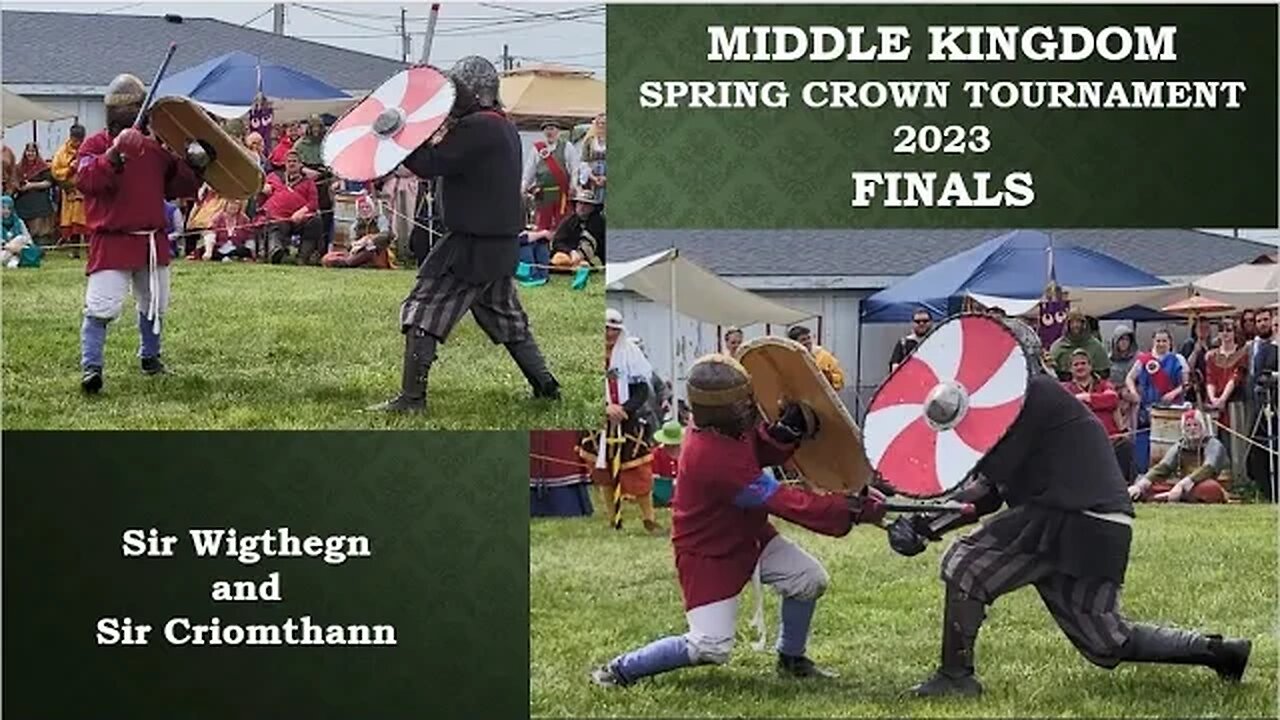 Sir Wigthegn and Sir Criomthann | Finals of SCA Midrealm Spring Crown Tourney 2023