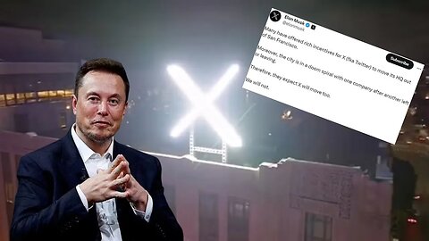 Elon Loses His X Already