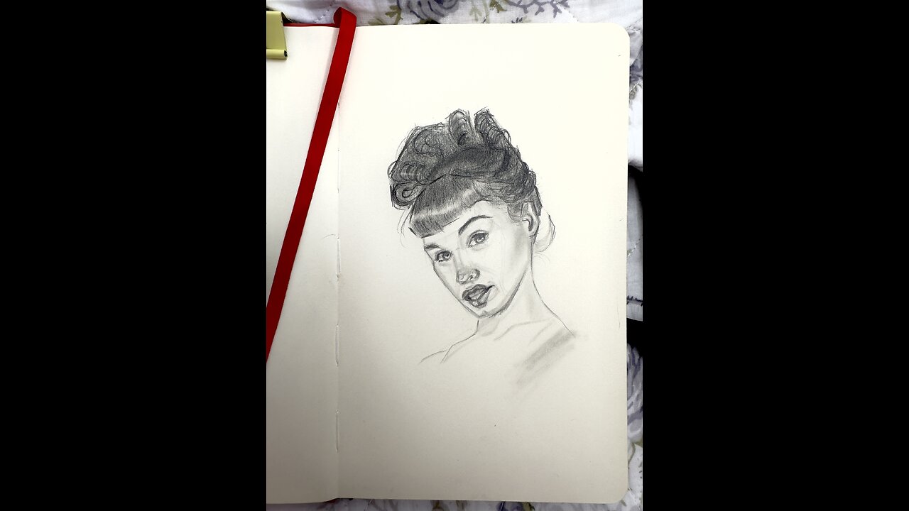 Look who’s in Sketchbook page 4! | Art tutorial