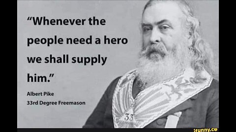 33rd degree Freemason Albert Pike and his "prediction" of 3 World Wars