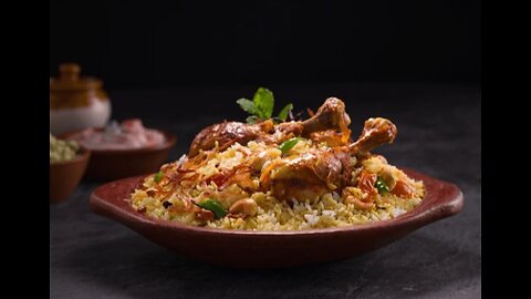 Chicken Fry Biryani ASMR Cooking