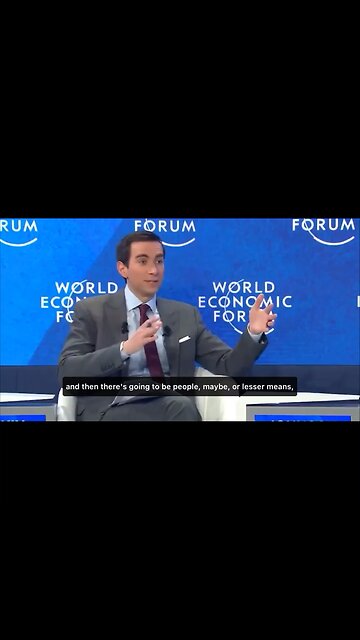 Captioned - WEF panel, titled ‘Shaping a Shared Future’