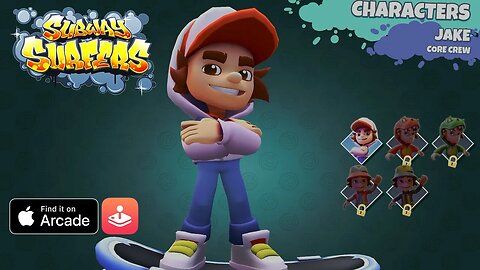 First Time Playing Subway Surfers Tag as Jake on the Railyard Arena - Apple Arcade Games Showcase