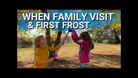 First Frost Of The Year! Surprising Our Kids With A Visit From Family | Building A Chicken Ramp