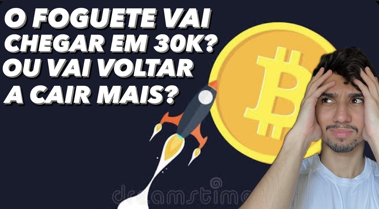 BITCOIN SUBINDO! VAI CHEGAR AOS 30MIL DÓLARES? #bitcoin