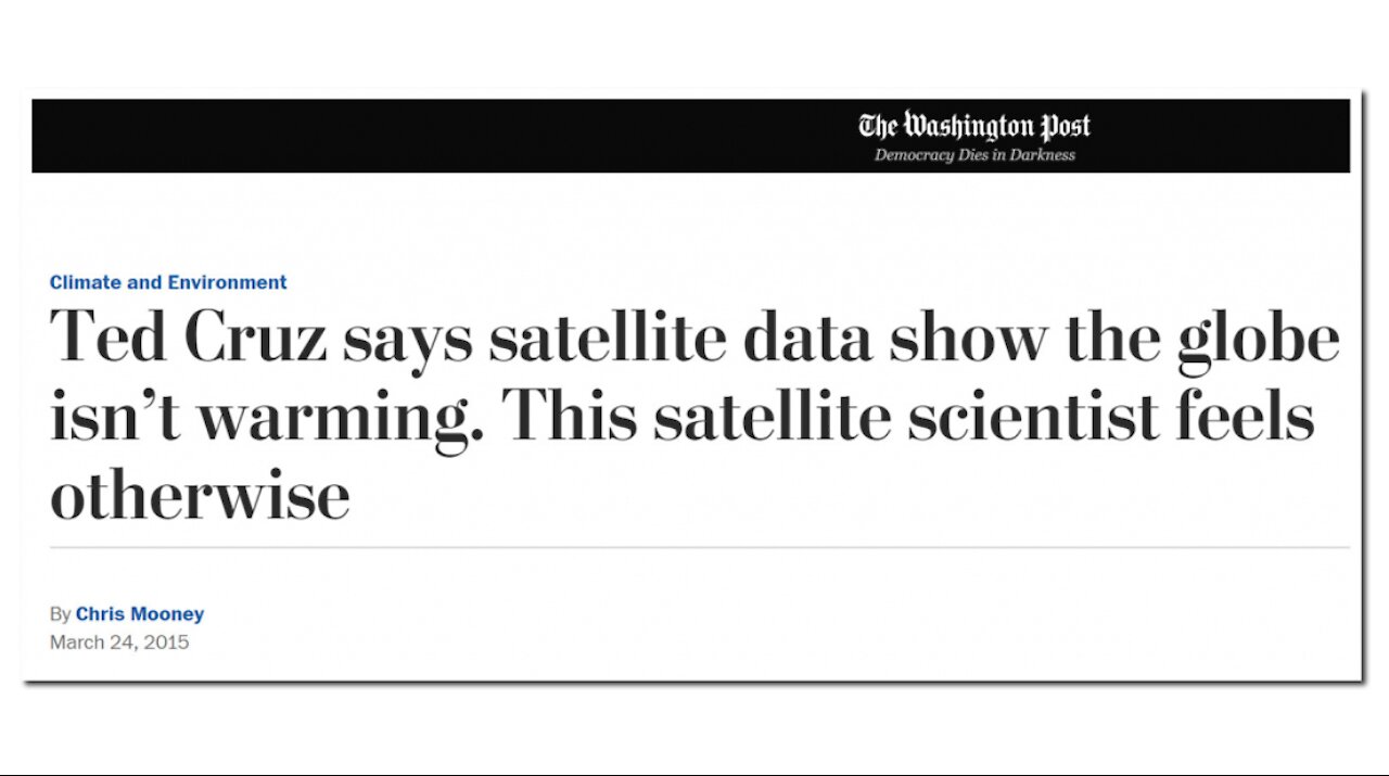 Climate Mafia Downs The Satellites