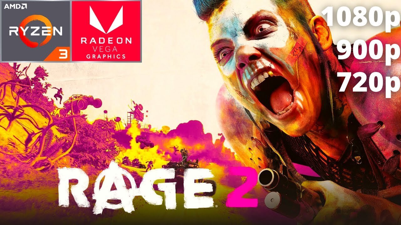 Rage 2 - Ryzen 3 3200G Vega 8 & 16 GB RAM/8 GB RAM/1X8 GB RAM