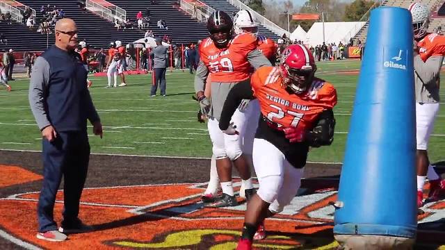 NC State DT Justin Jones at the Senior Bowl