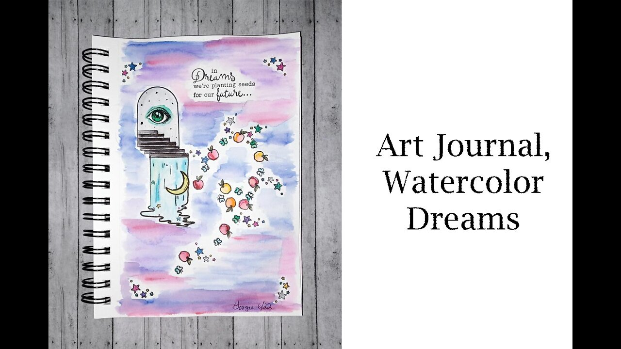 Watercolor Dreams Art Journal ep.12