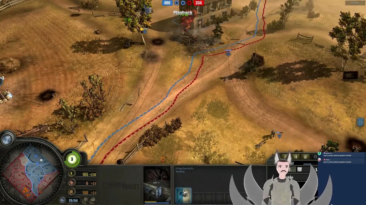 Techno (Wehr) vs Andryhaz (US) || Company of Heroes 1 Replay